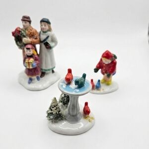 Department 56 Snow Village Figurine s Feeding The Birds